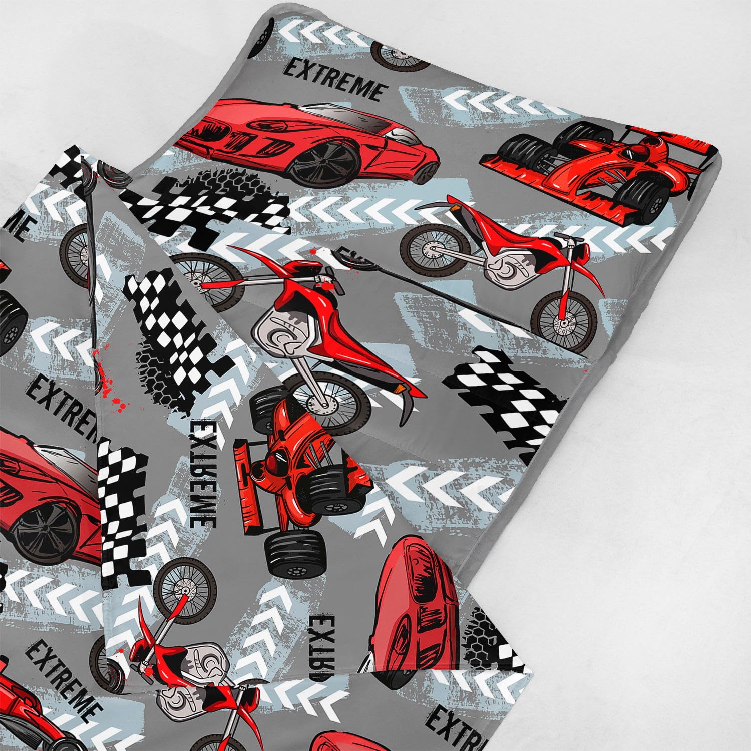 HOSIMA Nap Mat -Sports Car Motorcycle Sleeping Bag with Removable Pillow - Image 3