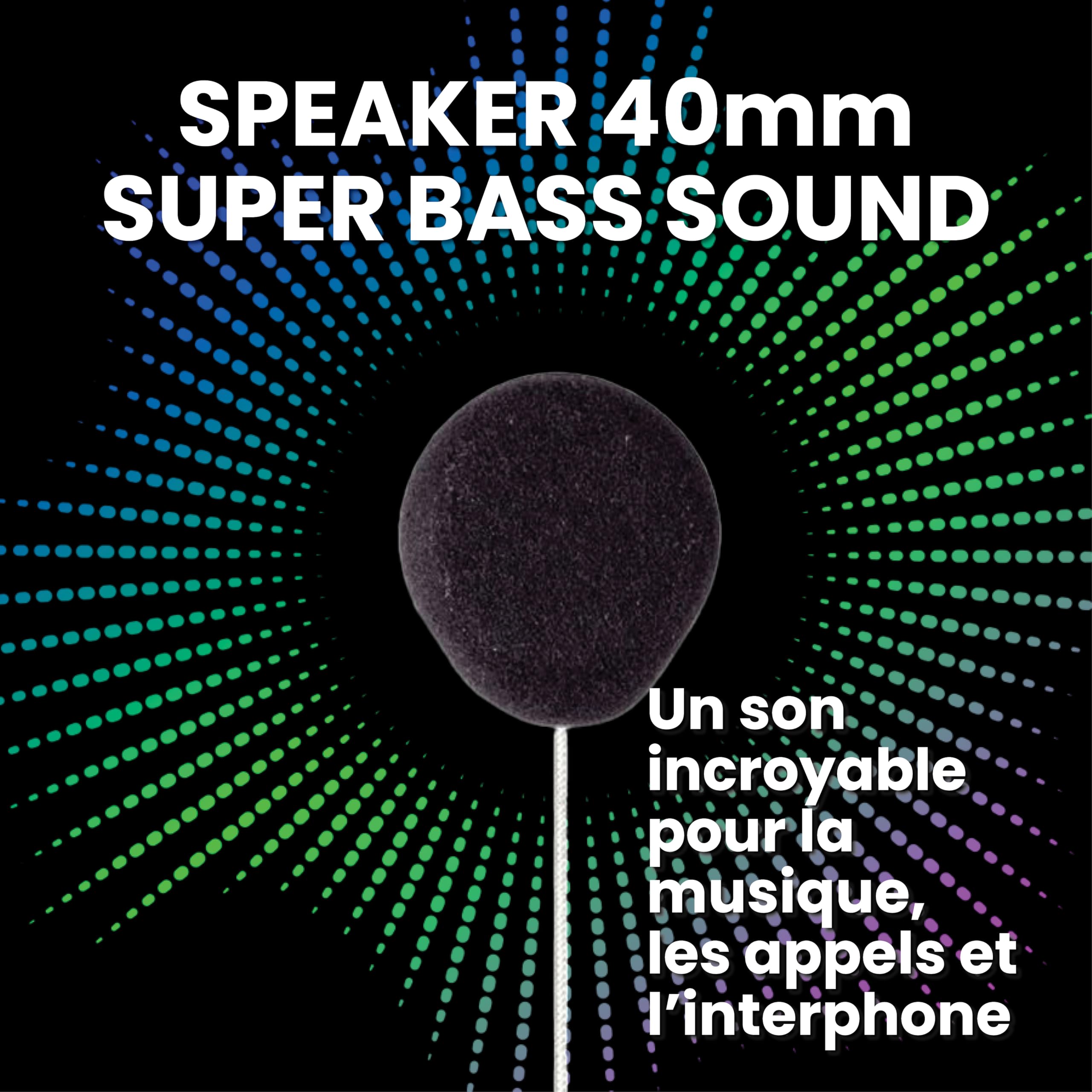 Midland - Intercom Moto BTX1 Pro S Solo Individuel, Écouteurs Bluetooth sans Fil Casque Moto Étanche IPX6 avec Couverture 800m - Batterie 23H, Anti Bruit, Radio FM via App et Compatibilité Universelle