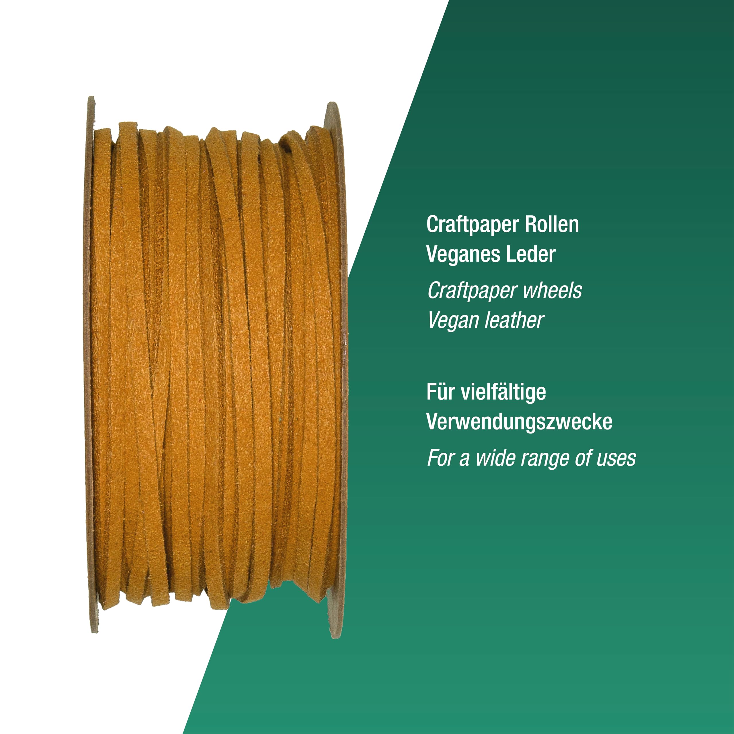 Halbach Bandes De Soie En Cuir Végétalien | Largeur 3 Mm Longueur 20 M | Cordon En Cuir Synthétique Pour La Fabrication De Bracelets | 100% Cuir Synthétique Végétalien Pour Bricolage