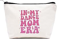 Vista 123 de LIBIHUA Bolsa de maquillaje para mujer, bolsa de cosméticos regalos para ella, bolsa de viaje femenina, Beige natural, 283-a mi increíble tía futura