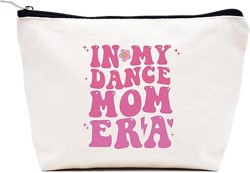 Miniatura 123 de LIBIHUA Bolsa de maquillaje para mujer, bolsa de cosméticos regalos para ella, bolsa de viaje femenina, Beige natural, 283-a mi increíble tía futura