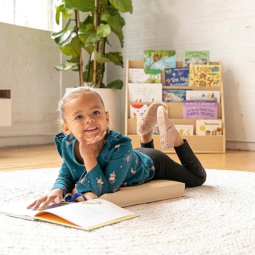 Miniatura 8 de ECR4Kids SoftZone - Cojines de suelo, cuadrados, asientos flexibles, arena, 6 piezas