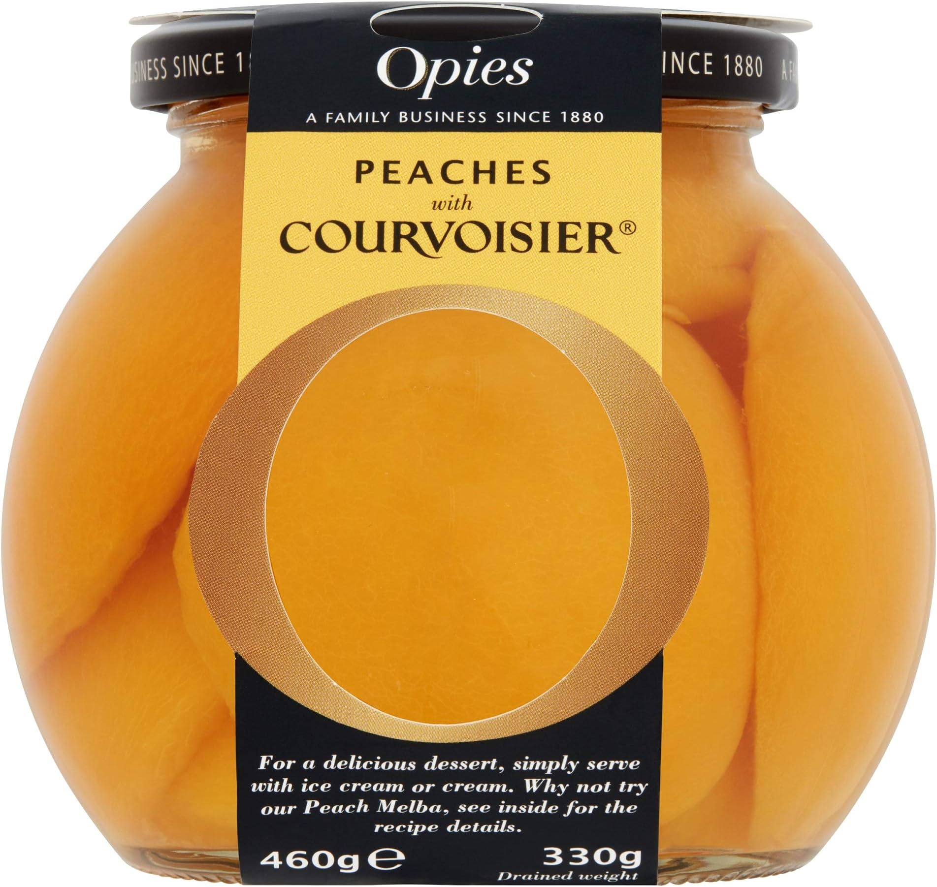 Opies Peaches in Courvisier, 460 g