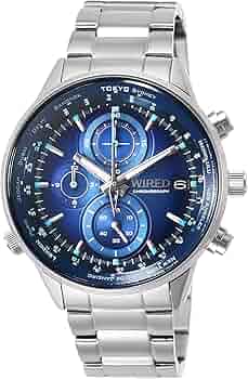 Amazon.co.jp: [セイコーウォッチ] 腕時計 ワイアード クロノ