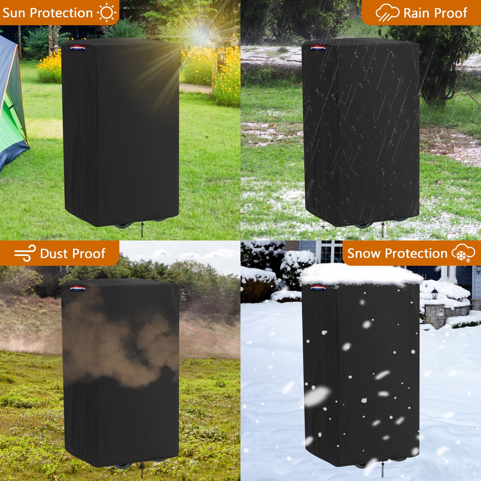 Funda para carro Wonderfold Wagon W4 Original (solo funda), funda impermeable 420D para cochecito Wonderfold W4 Luxe, Wagon W4 Original con asa ajustable (73.7 cm de largo x 50.8 cm de ancho