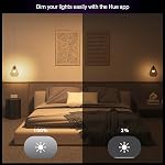 Philips Hue Intelligent essentiel LED A19 Ampoule, Blanc et Ambiance de couleur, E26 Base, 8.8W, 2200K-6500K, 800 Lumens, Dimmable, Fonctionne avec Alexa, Google Assistant et Apple Home, paquet de 1