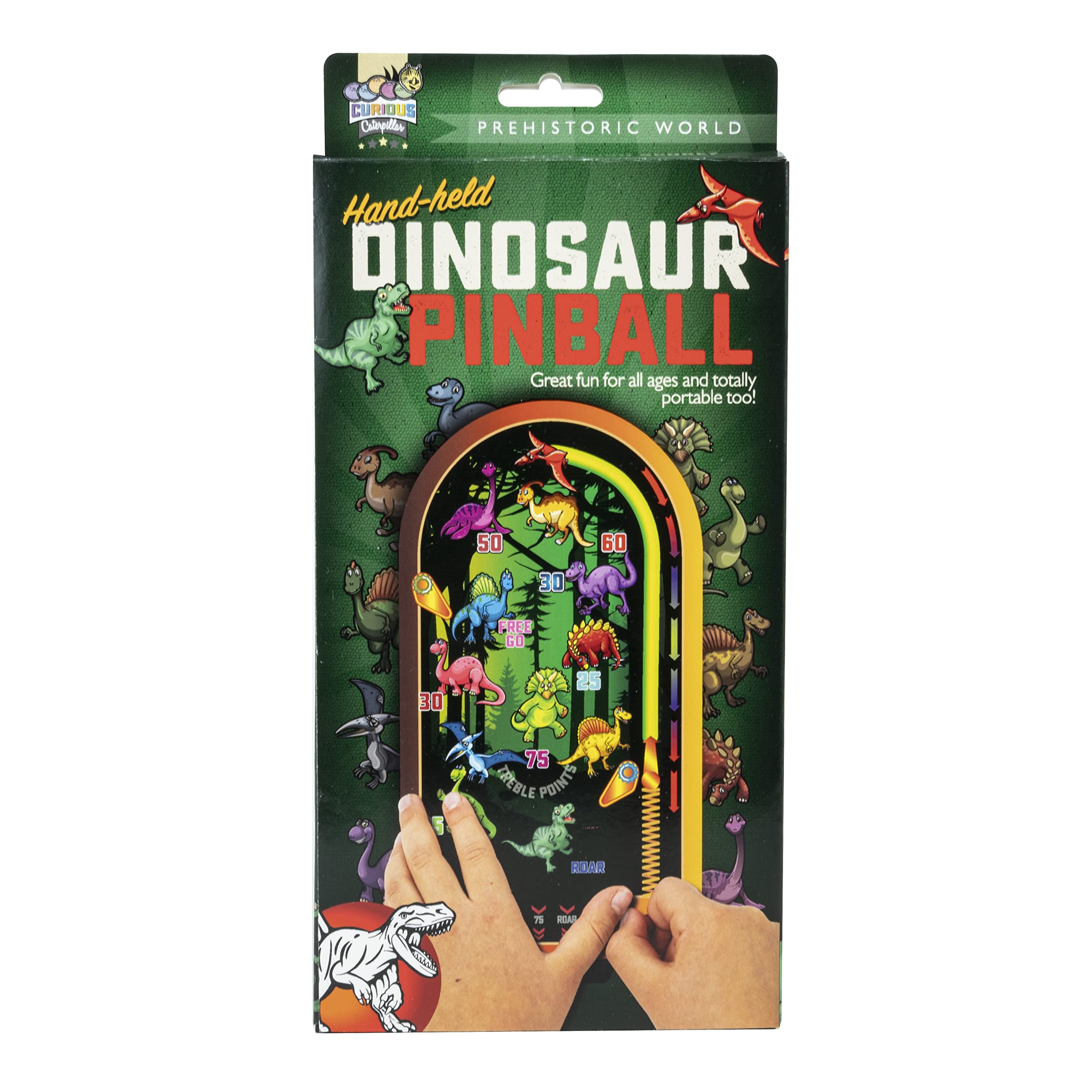 Funtime Gifts Retro Dinosaur Pinball Game