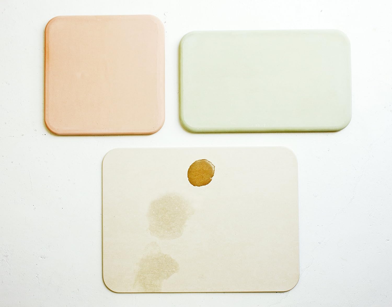 Soil Diatomaceous Earth Bath Mat, White