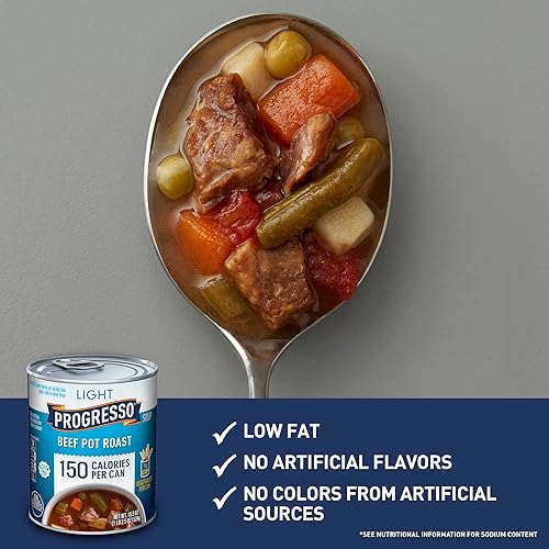 Miniatura 6 de Progresso Light, Sopa de Asado de Carne de Res, Sin Gluten, 18.5 oz.