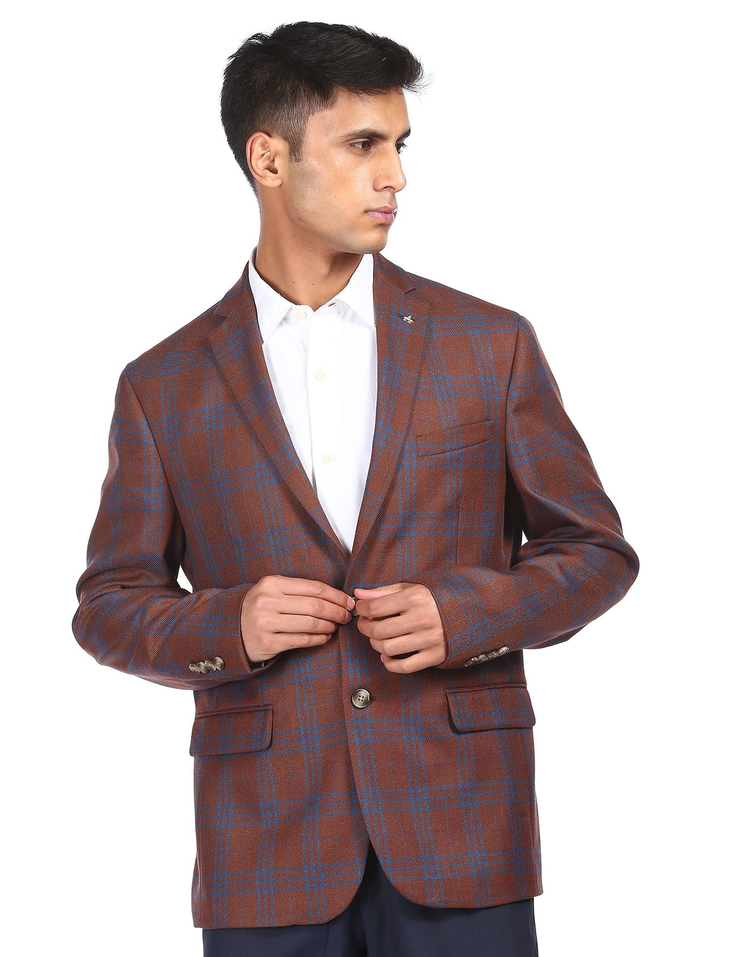 arrow Men's Tailored Fit Formal Blazer Regular-picture-28