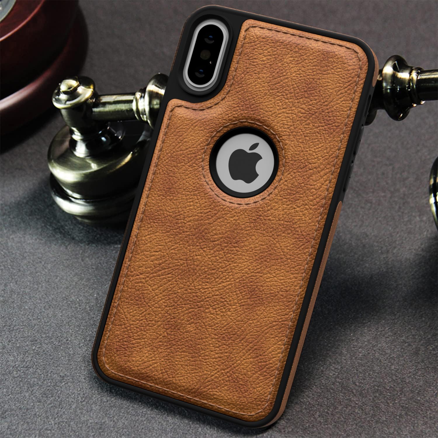 Pikkme Back Cover Flexible Pu Leather Full Camera Protection