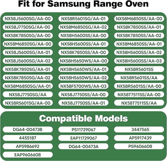 DG64-00473B Fit for Samsung Gas Stove Knobs Replacement, Compatible with Samsung Range Oven Stove Knobs NX58J5600SG/AA NX58J5600SG NX58J7750SG NX58K7850SG NX58M6850SG NX58R5601SG Pack of 5