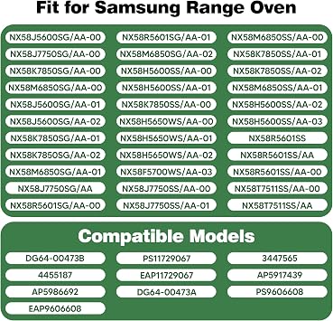 DG64-00473B Fit for Samsung Gas Stove Knobs Replacement, Compatible with Samsung Range Oven Stove Knobs NX58J5600SG/AA NX58J5600SG NX58J7750SG NX58K7850SG NX58M6850SG NX58R5601SG Pack of 5