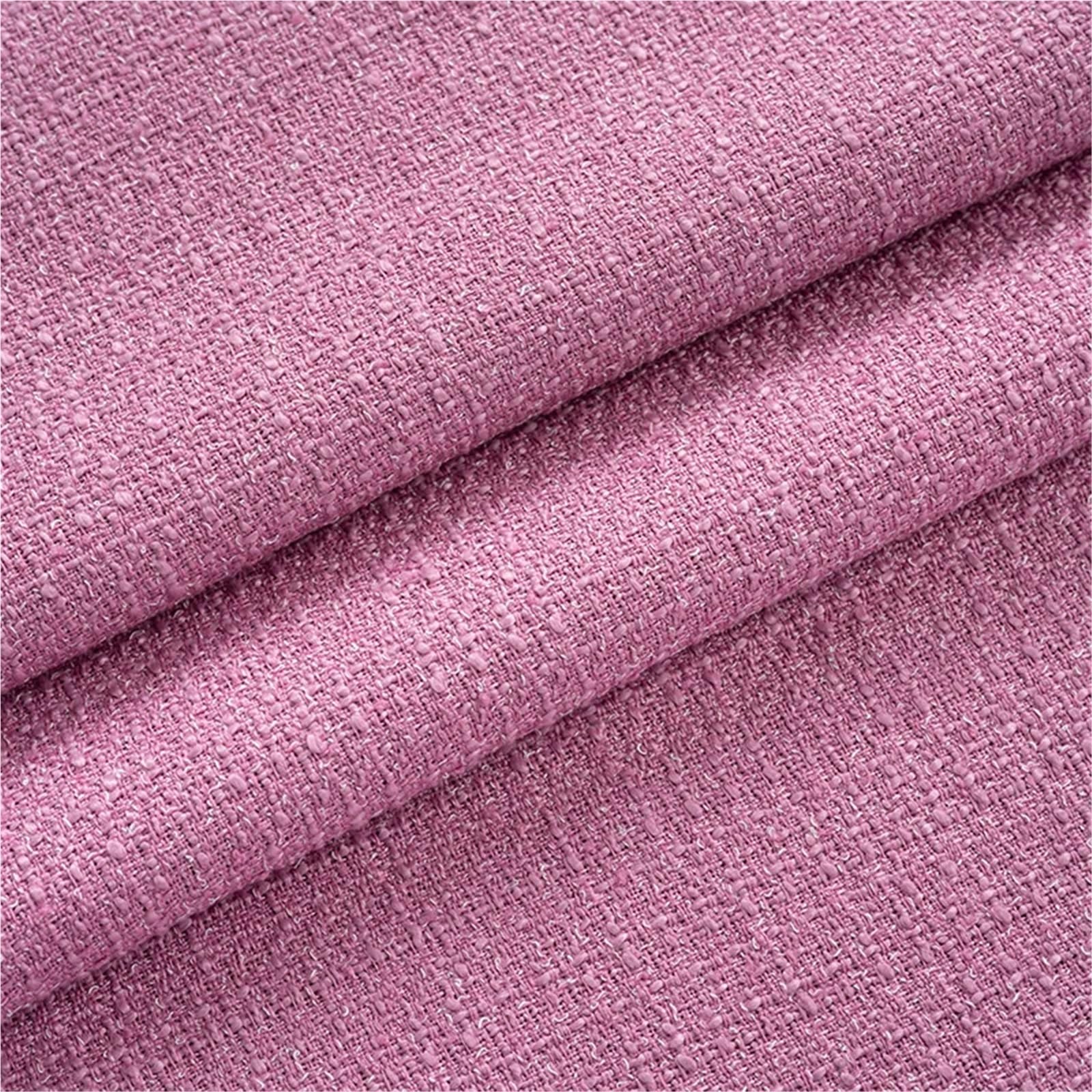 Tkanina tweedowa, Tkanina poliestrowa tweedowa wielokolorowa 100 cm x 150 cm(Rose)