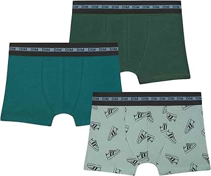 Boxer Garçon En Coton Bio X2 - Hypoallergénique, Confortable | Sous-vêtements Enfant Peau Sensible