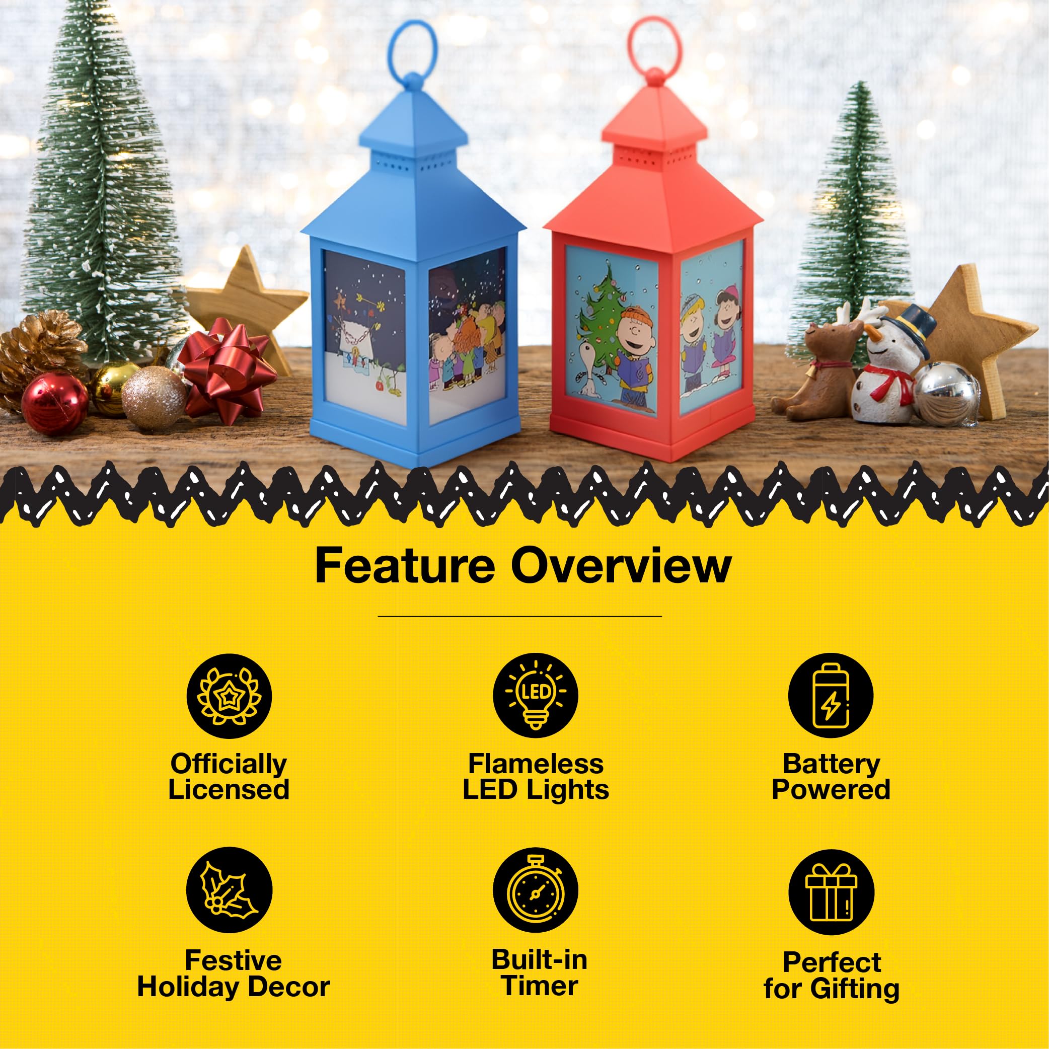 Amazon.com: Mark Feldstein, Peanuts Christmas Holiday Flamless LED