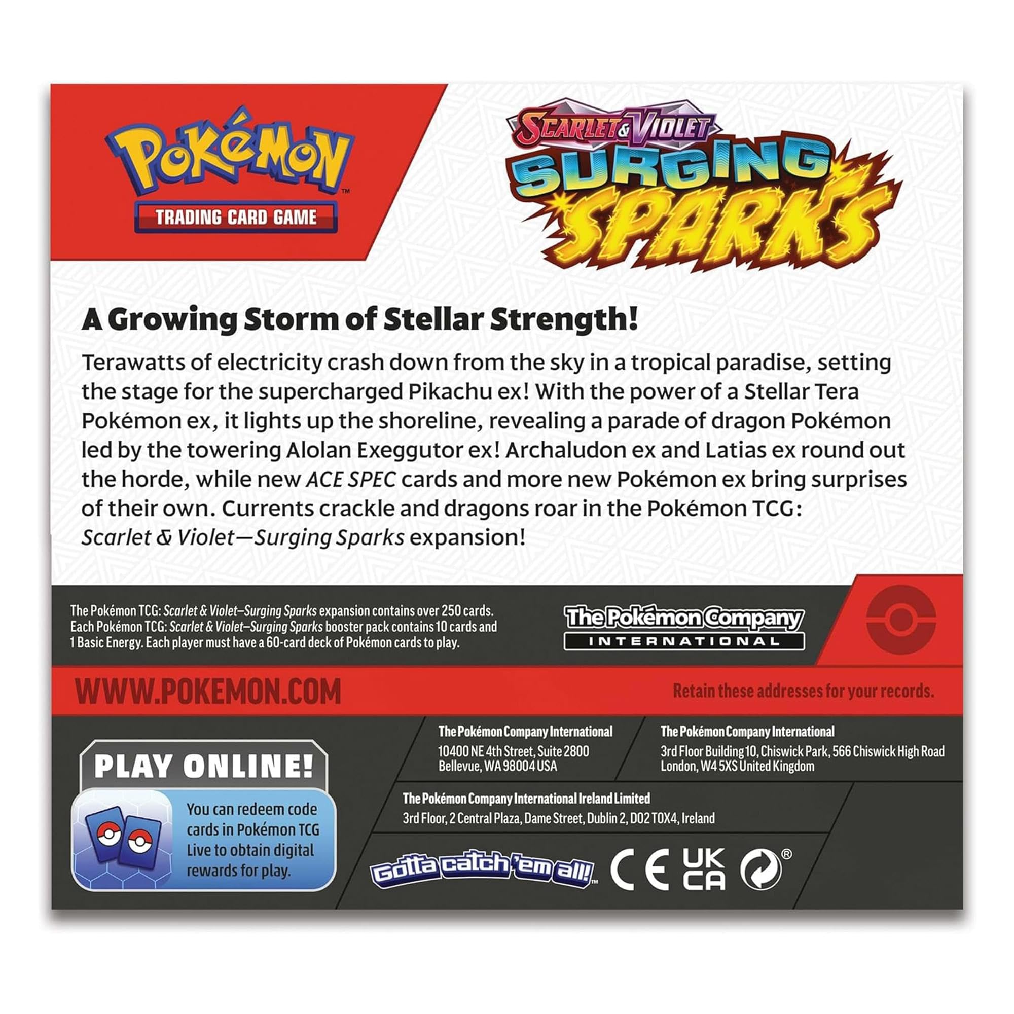 Amazon.co.jp: ポケモンTCG:スカーレット&バイオレット-サージング
