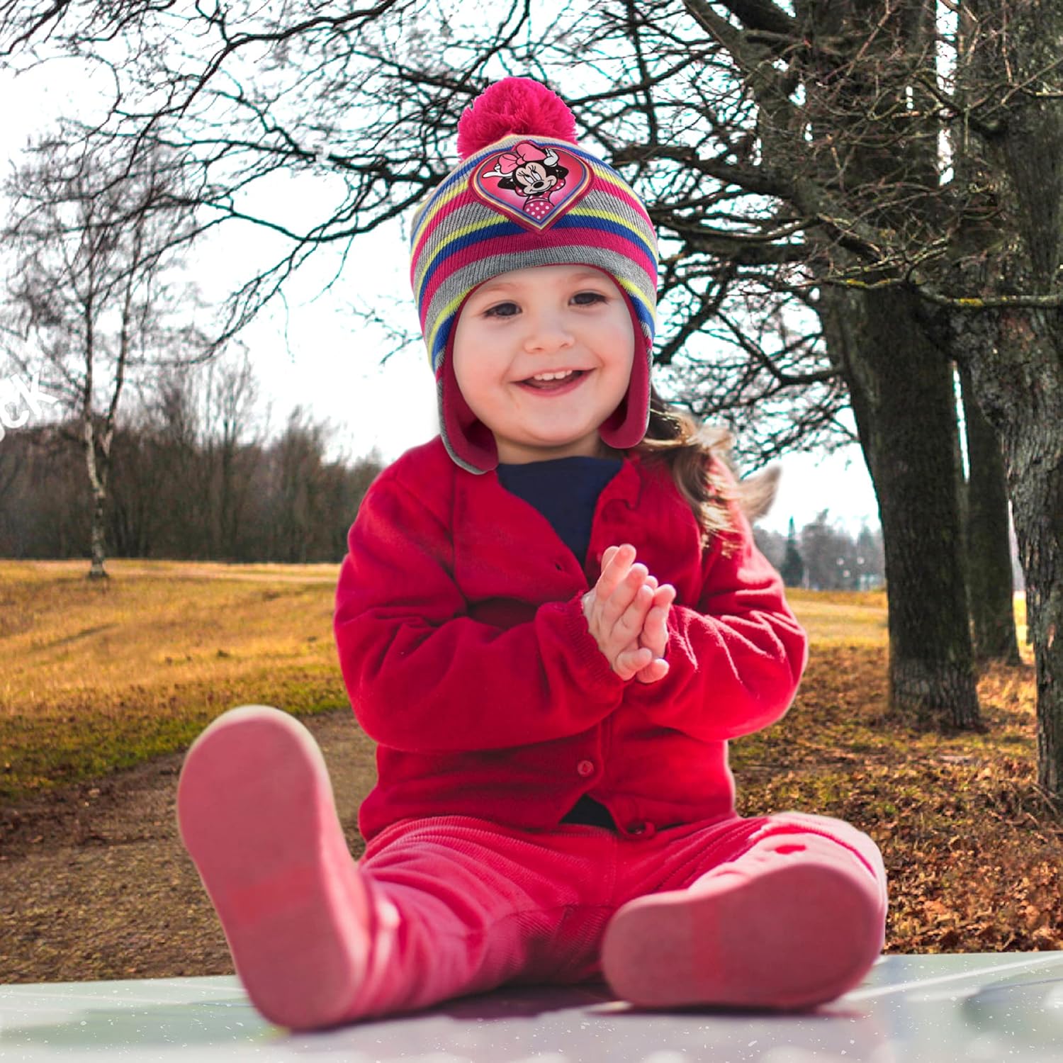 Disney Girls Toddler Winter Hat and Mittens Set Ages 2-4 Or Minnie Mouse Hat and Kids Gloves Set for Ages 4-7: Clothing, Shoes & Jewelry