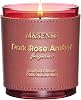 M&SENSE Rose Amber Scented Candles-Vegan Soy Wax, Floral Naturally Scented, No Toxin 10oz 42-Hour Long Burning Time, Relaxing Aromatherapy Candle for Bathtub, Rooms, Date Night, Fancy Gift Ideas