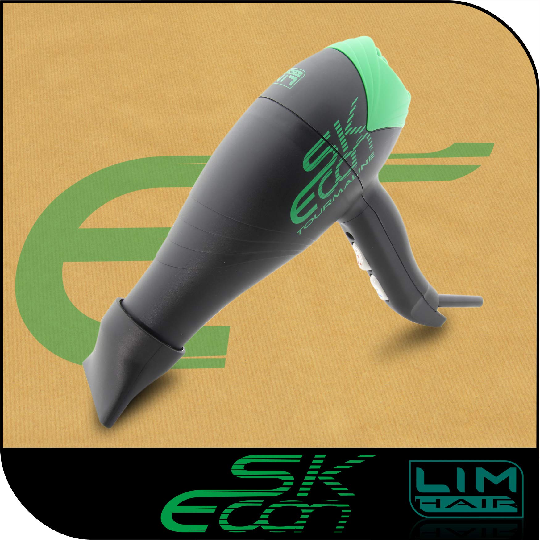 Secador de cabello LIM HAIR SK ECON. Made in SPAIN. Tecnología ECON que ahorra energía. IONIC TOURMALINE. Extra vida en uso intensivo.