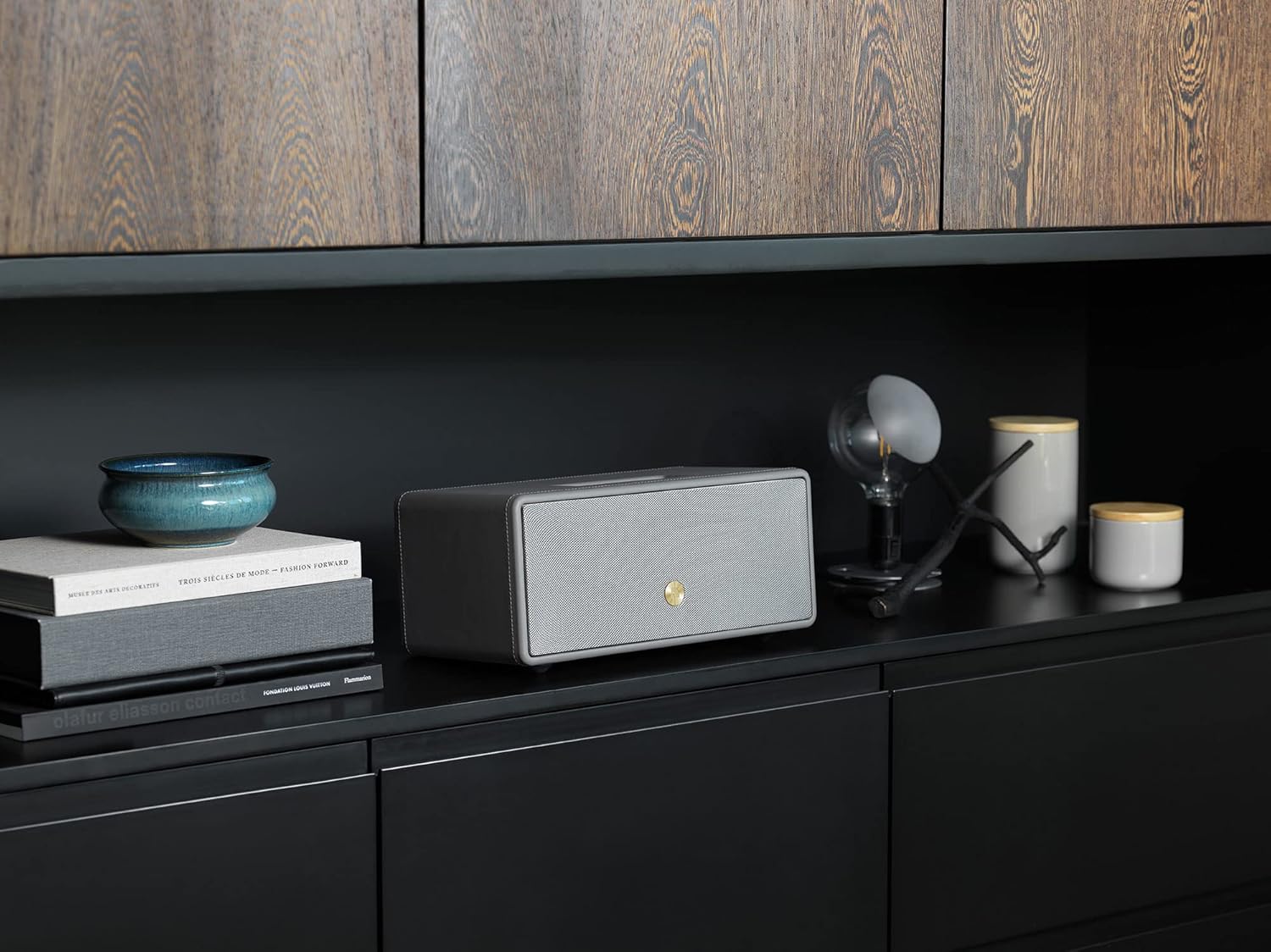 Audio Pro DRUMFIRE D-2 MKII Wireless Speaker | High Fidelity, Multiroom Bluetooth Speaker w/RCA & WiFi Input (2.4 & 5GHz) | Built-in Chromecast, AirPlay2 & Spotify Connect Compatible | Grey