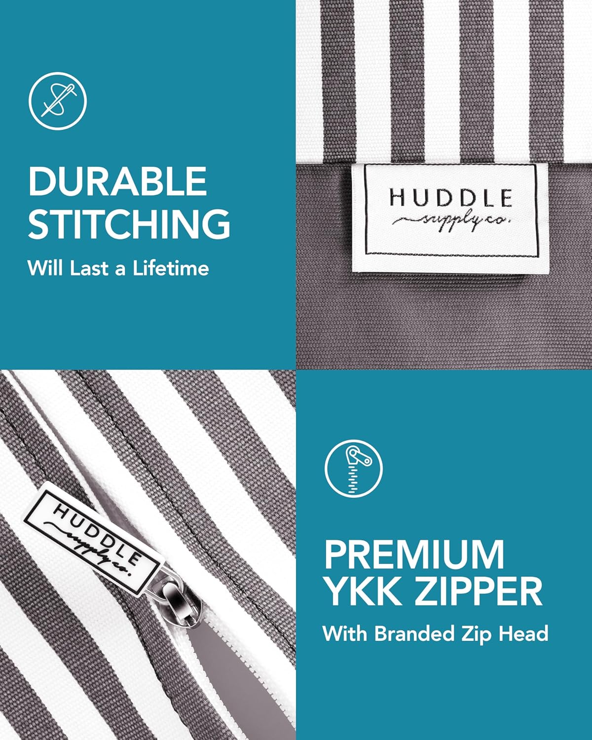 Stuffed Animal Storage Bundle - Stuffed Animal Bean Bag + XXXL Woven Basket for Blankets, Toys Grey and White Storage Bundle- Designer Storage for Modern Kids Room