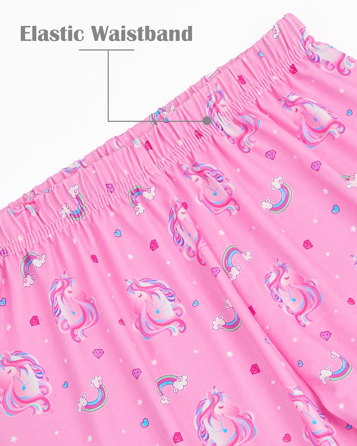 Girls Pajamas Toddler Kids Long Sleeve 2 Piece Pjs Set Unicorn Jammies Sleepwear 3T-10Y - Image 5