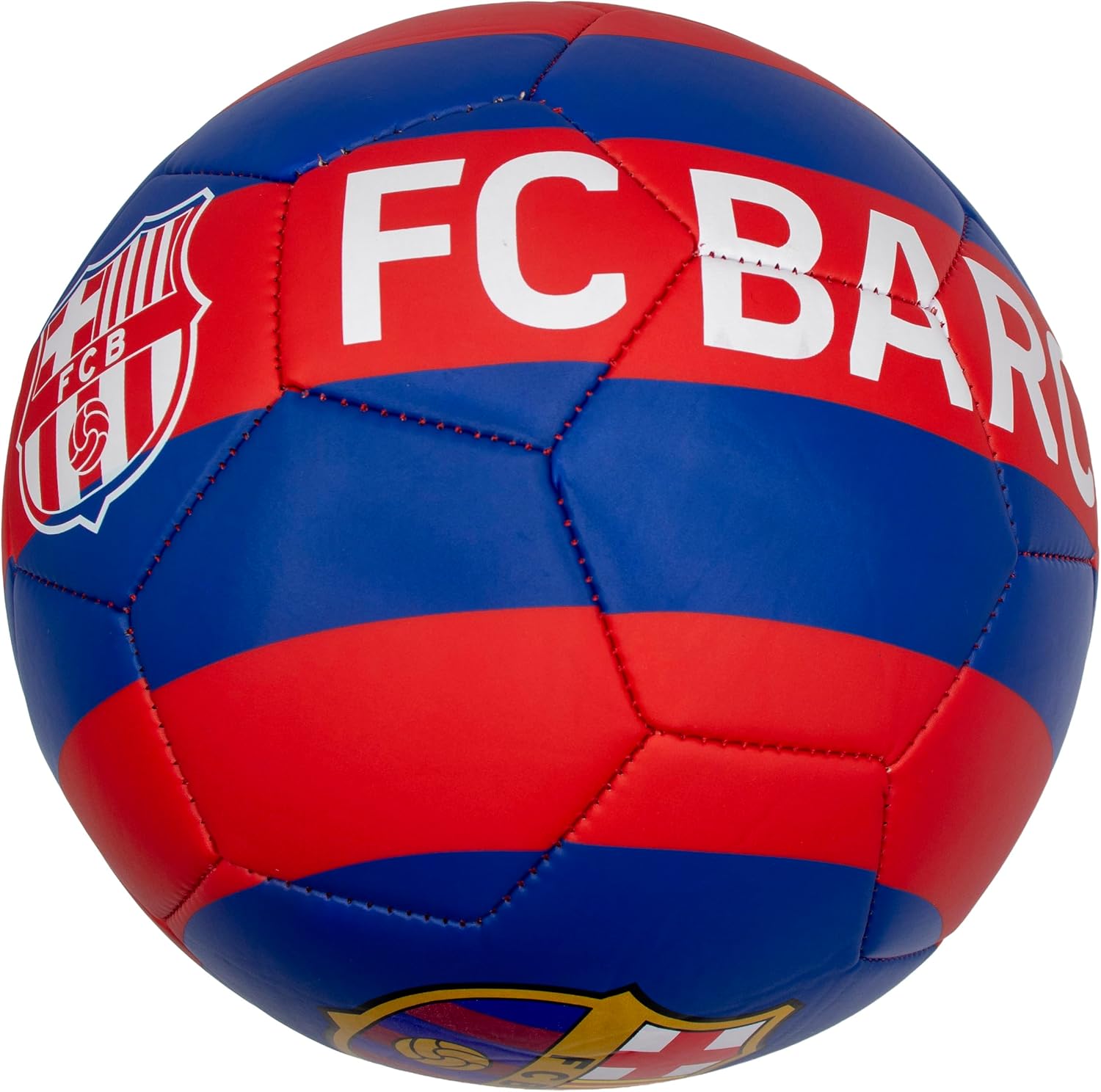 Maccabi Art Officially Licensed FC Barcelona Soccer Ball Size 5 – Barca Training Football, Durable Panels, Team Crest Logo, Indoor/Outdoor