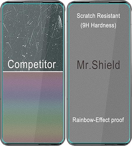 Miniatura 5 de Mr.Shield Paquete de 3 Protector de pantalla para ASUS Zenfone 10 vidrio templado Vidrio japonés con dureza 9H Protector de pantalla con reemplazo