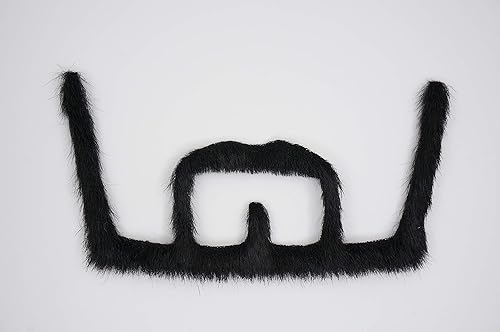 Miniatura 5 de Bigotes autoadhesivos novedad barba falsa pelo falso facial accesorio de disfraz para adultos