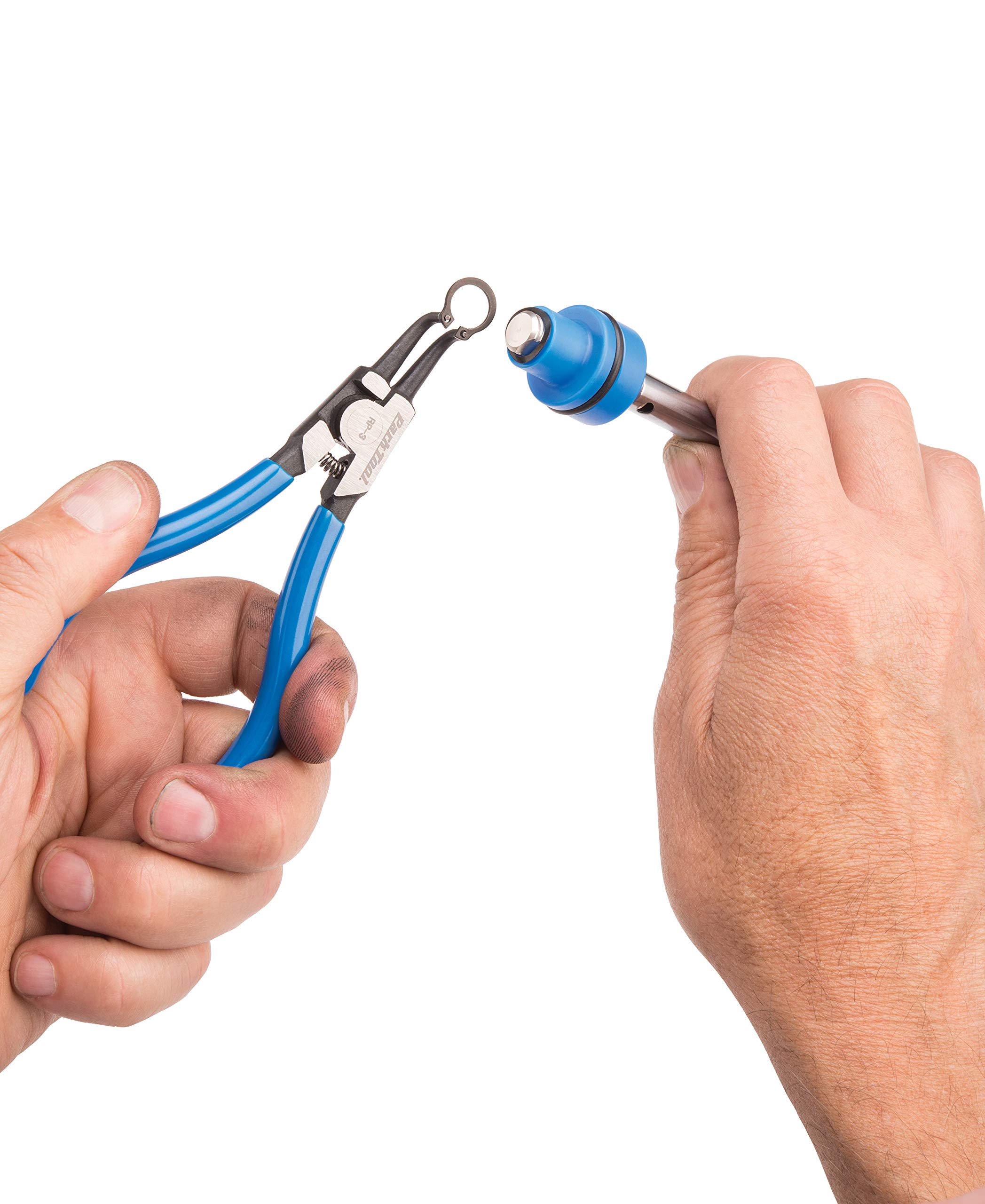 Park Tool RP-3 - Snap Ring (Circlip) Pliers - 1.3 mm Bent External Tool, Blue - Image 2