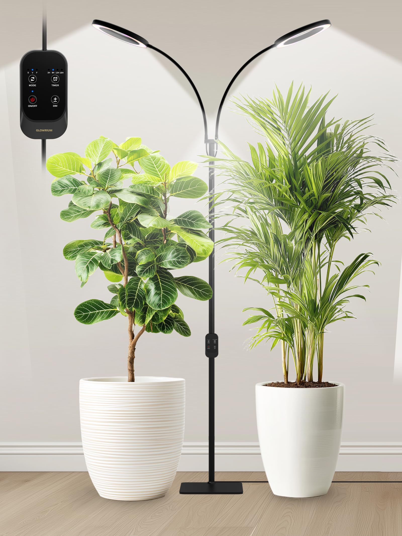 GLOWRIUM Dual Head LED Grow Light