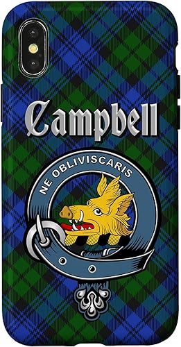 Miniatura 7 de Funda para iPhone 14 Plus Campbell Clan Insignia y Tartán