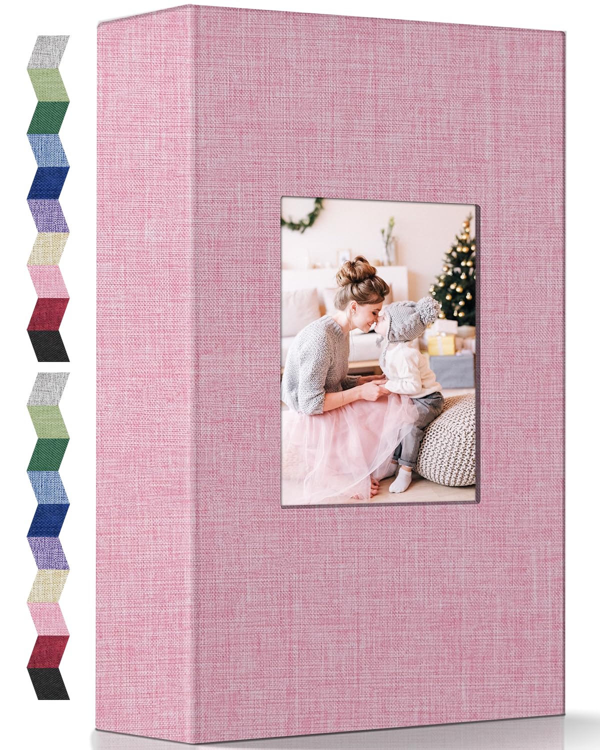 popotop Photo Album 4x6-300 Photos Linen Cover Photo Books with 300 Horizontal Pockets,Slip-in Picture Albums for Family Wedding Anniversary Baby Vacation PicturesThe Forest Stewardship Council