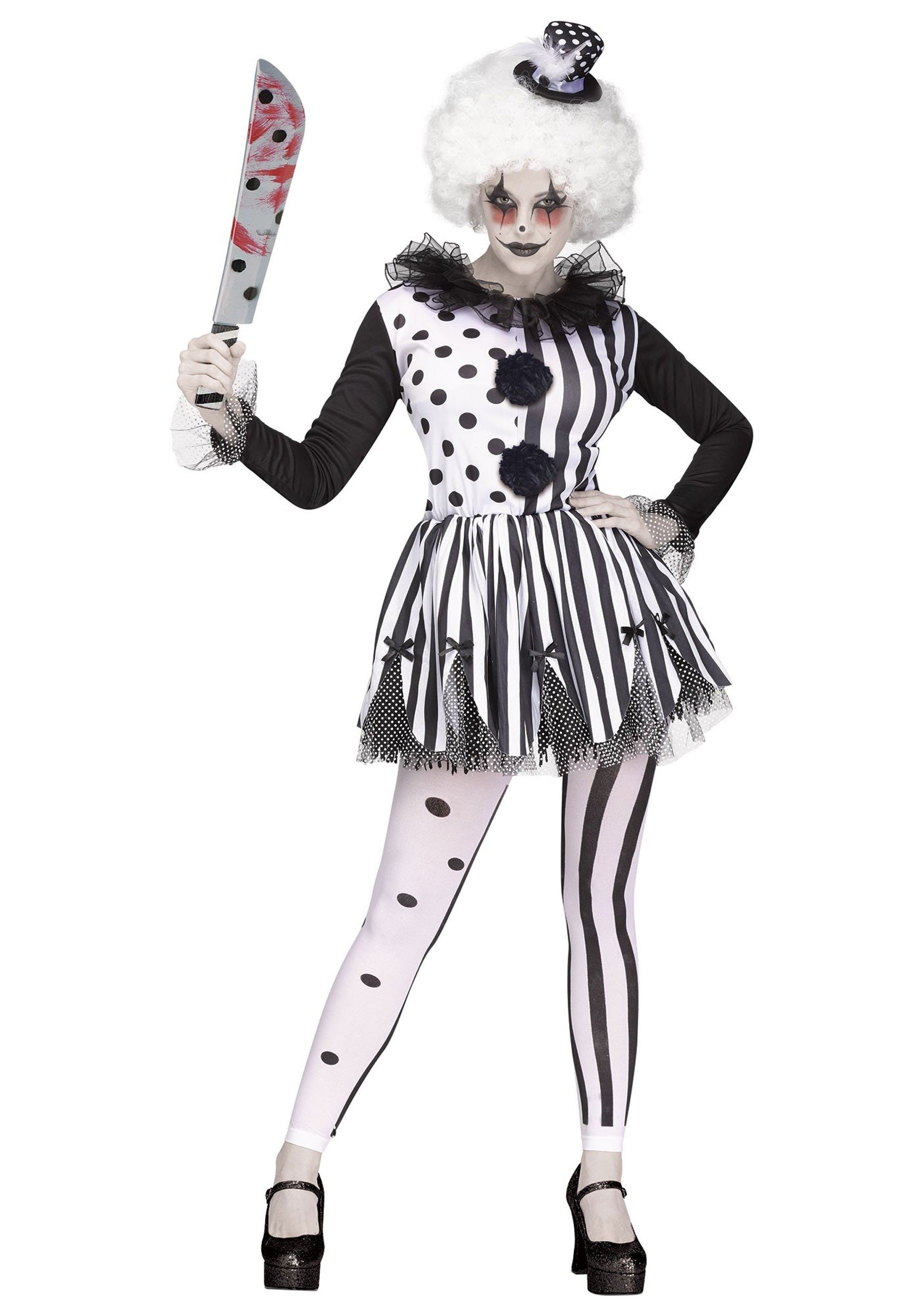 Fun World Women's Killer Clown Costume Large Black