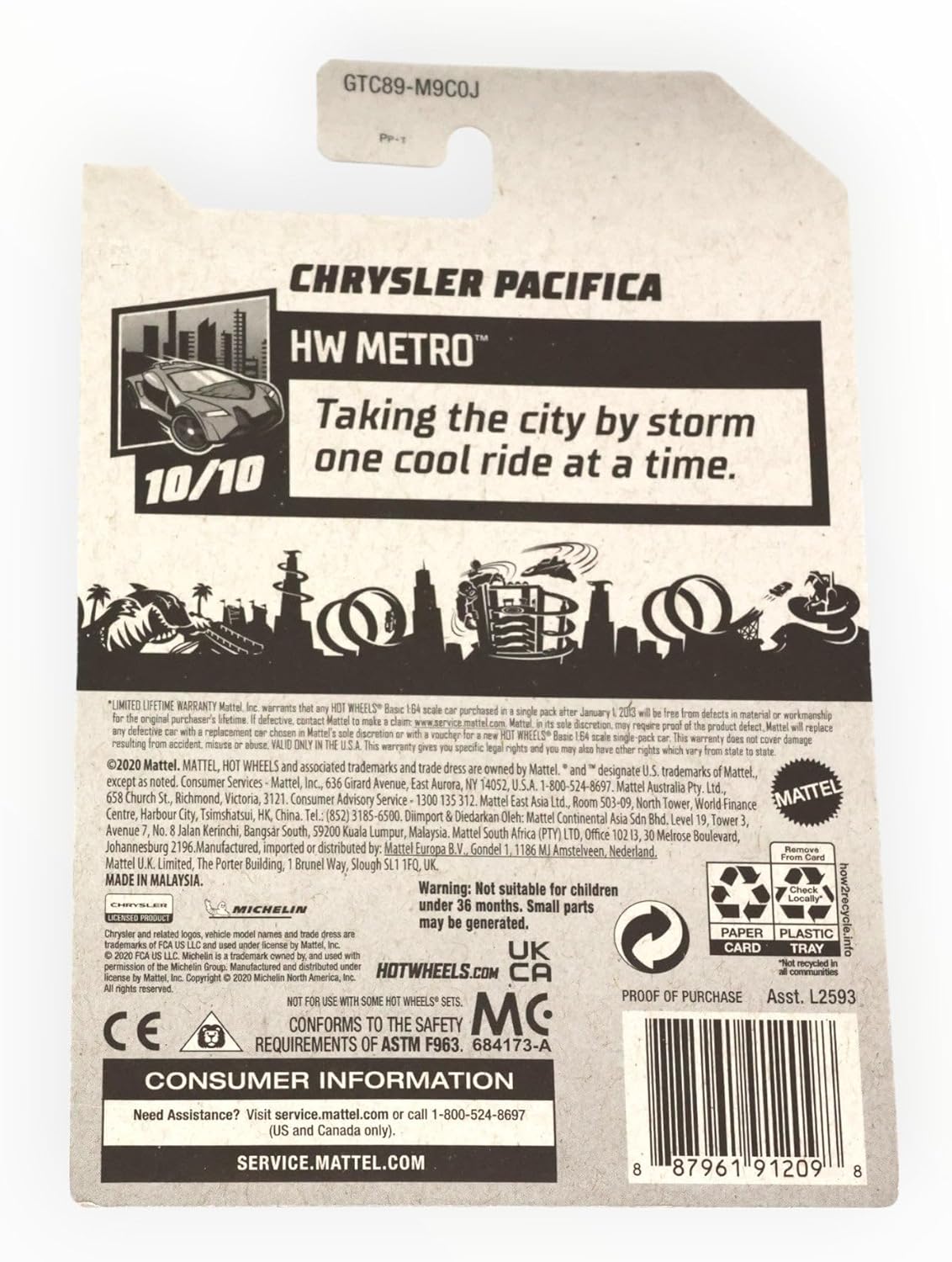Hot Wheels Chrysler Pacifica, Treasure Hunt ()