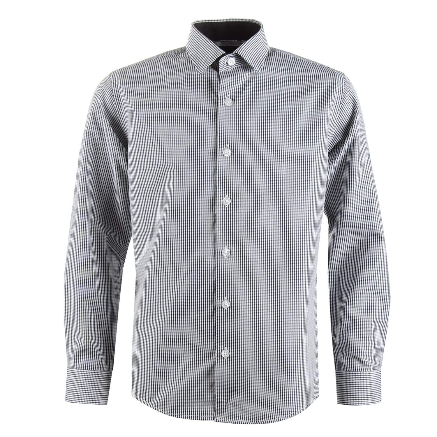 G.O.L. - Jungen festliches Hemd Slim-Fit Langarm, kariert, blau - 5545800