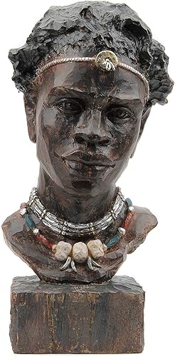 Miniatura 6 de Leekung Estatuas de hombres africanos & Paquete de estatuas de mujeres africanas