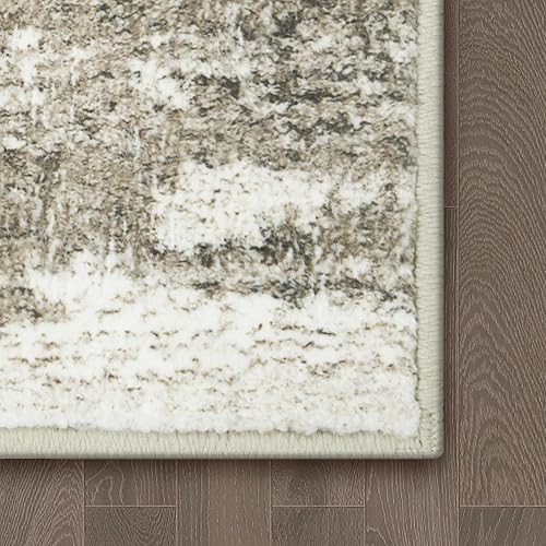 Miniatura 7 de Alfombra de área para sala de estar 3 x 5, alfombra pequeña y suave para interiores, moderna alfombra de decoración abstracta con respaldo de goma