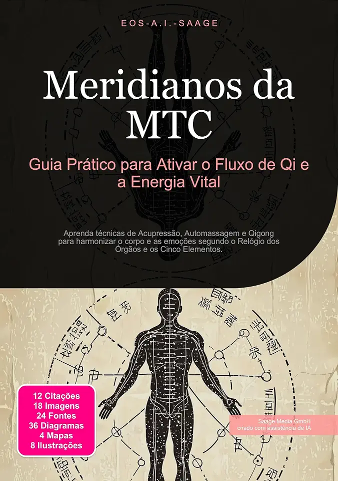 Meridianos da MTC: Guia Prático para Ativar o Fluxo de Qi e a Energia Vital (Medicina Tradicional Chinesa Livro 1)