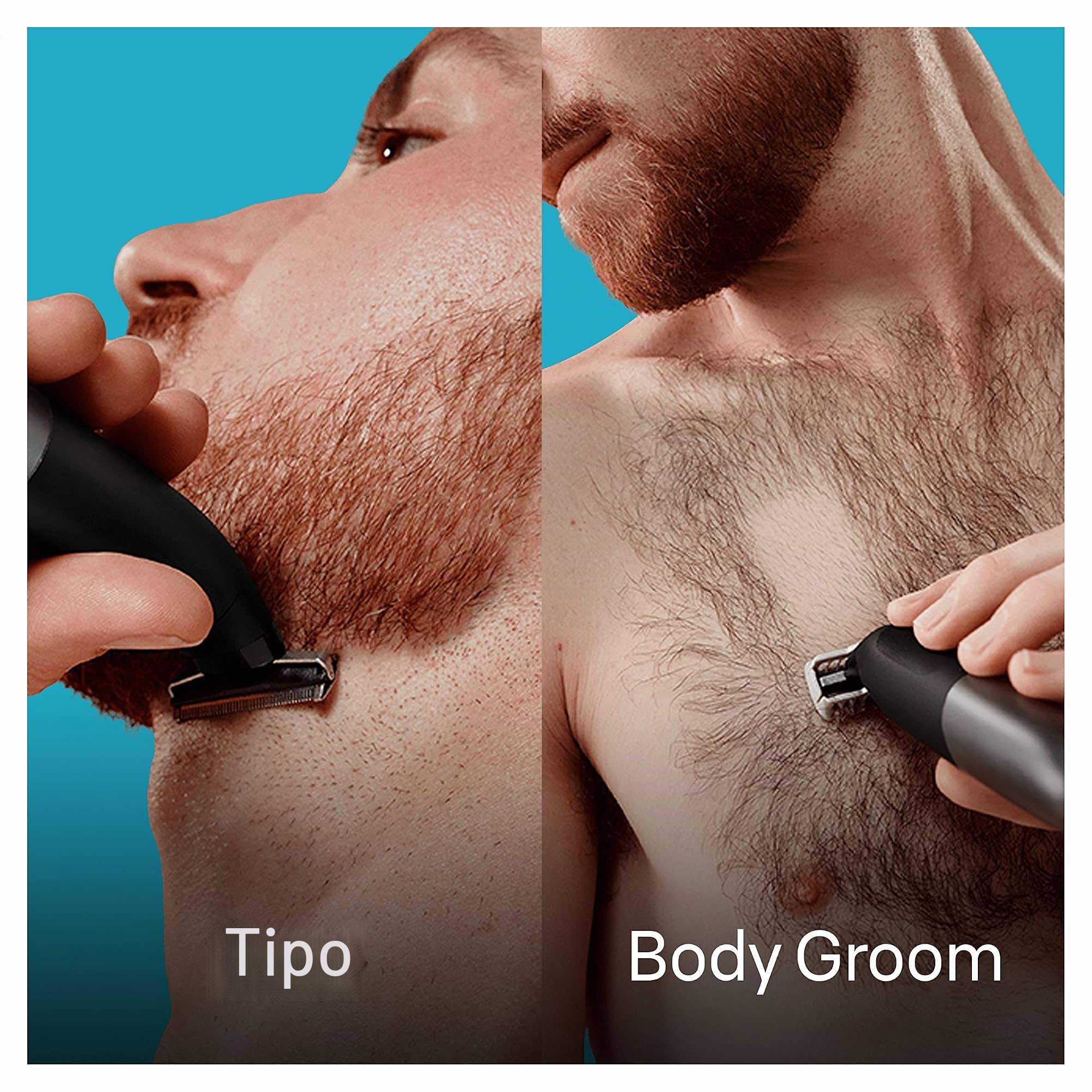 Rasoio elettrico da uomo, 8D, migliorato 6 in 1, impermeabile, rasoio per la cura della barba, senza fili, ricaricabile