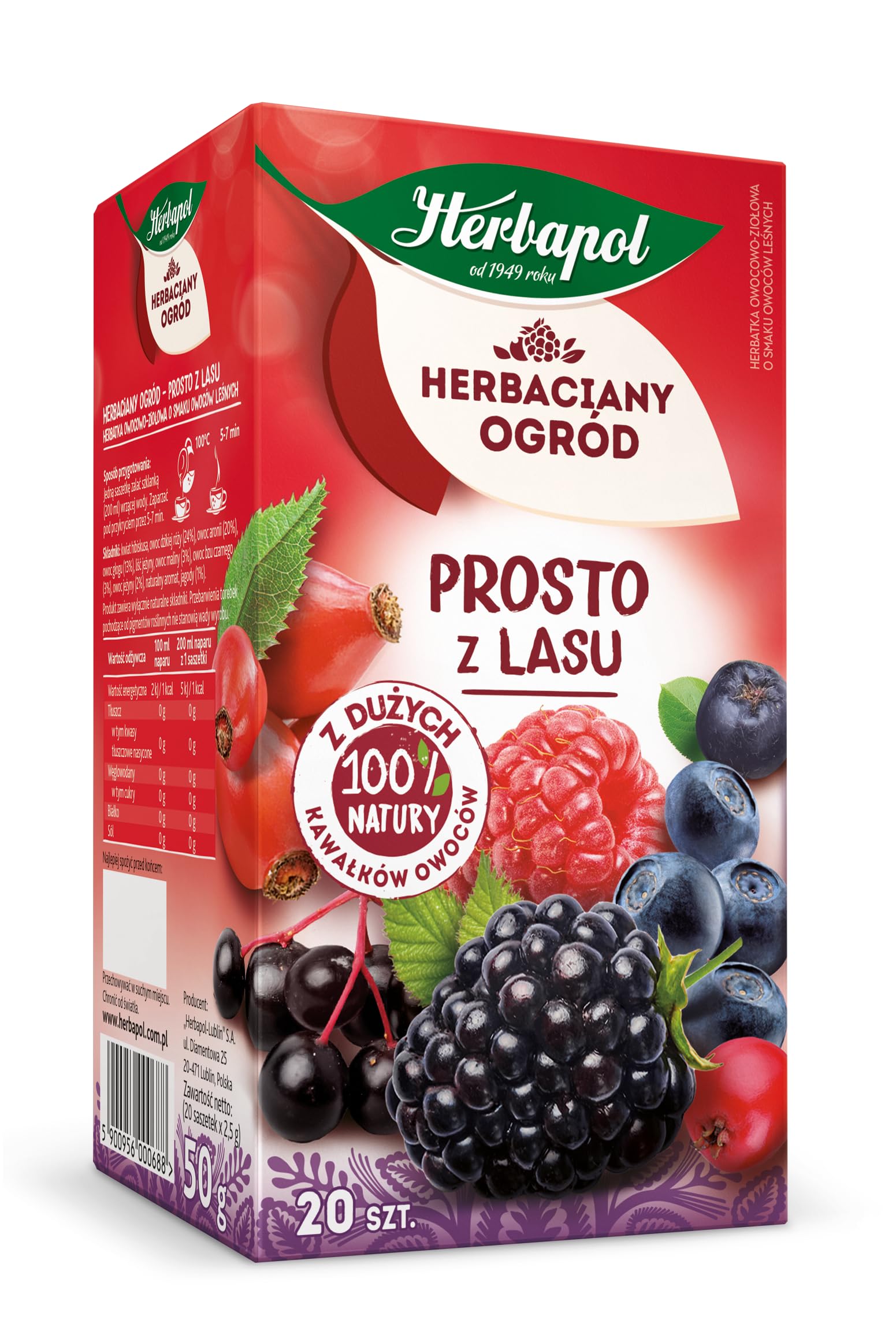 Forest Fruit Tea Natural Pure And Refreshing Herbal Fruit Infusion Herbapol
