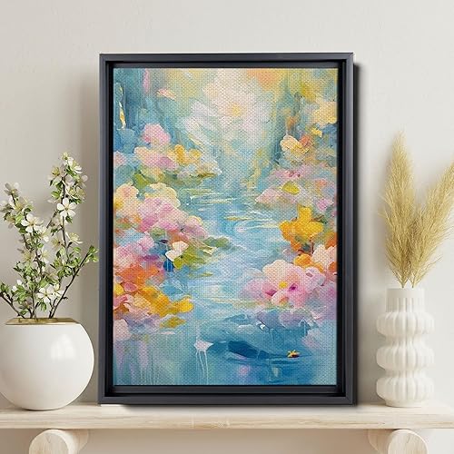 Miniatura 5 de Serene Horizons, Abstract Blue Wall Art Print, Modern Landscape Painting, Art Print for Tranquil Blue Painting, Captivating Wall Art Decor