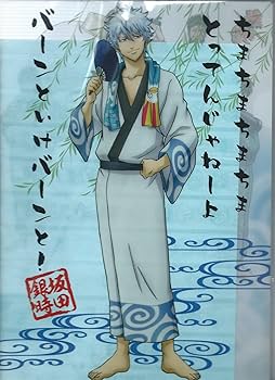 銀魂　坂田銀時　浴衣 Mサイズ　大江戸温泉物語　大江戸銀魂ランド限定 銀魂 坂田銀時 浴衣 アクリルスタンド アクスタの通販 by 奈々美