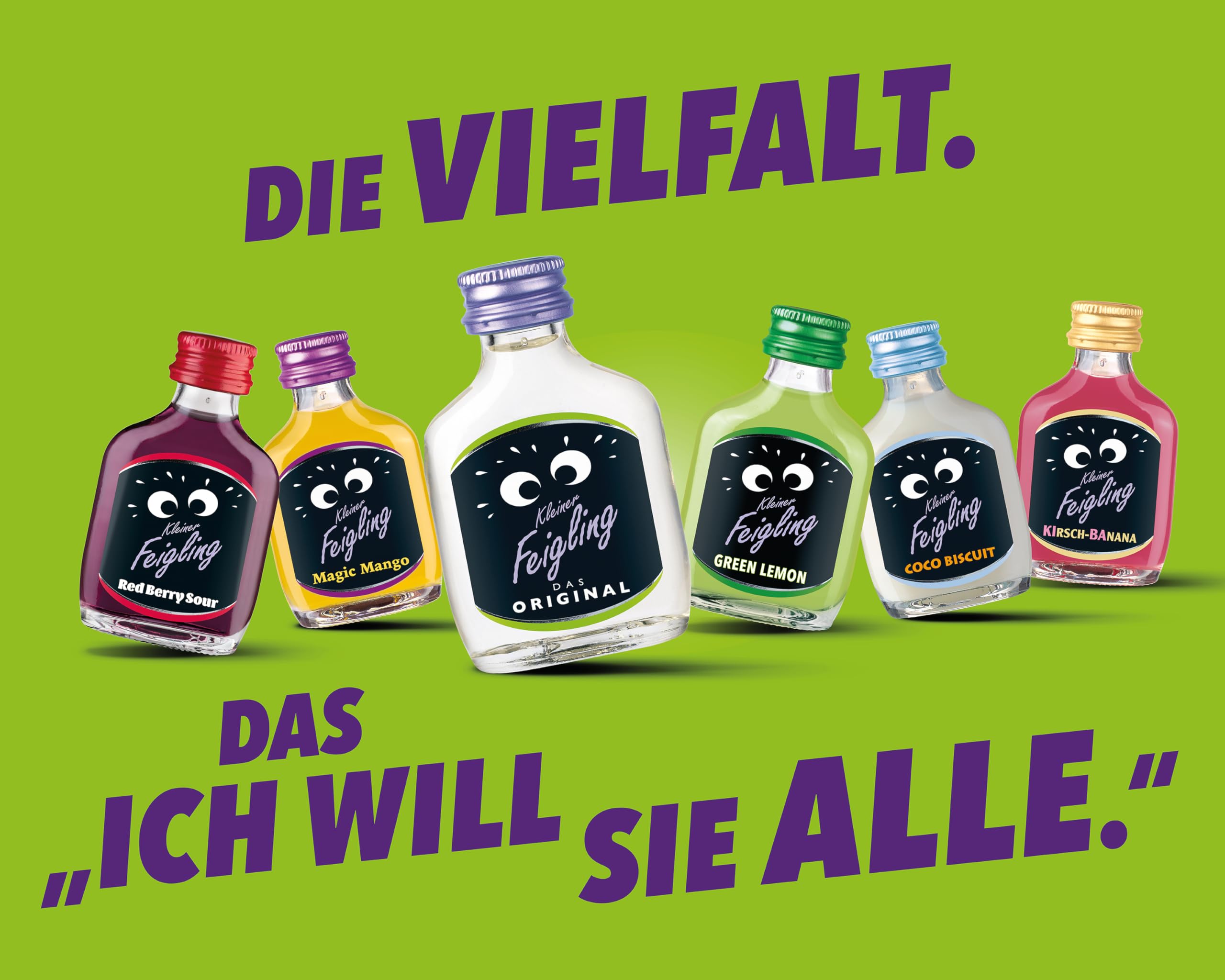 Kleiner Feigling Big Box Das Original 60 x 20 ml Vodka mit Feigenaroma 20 % vol