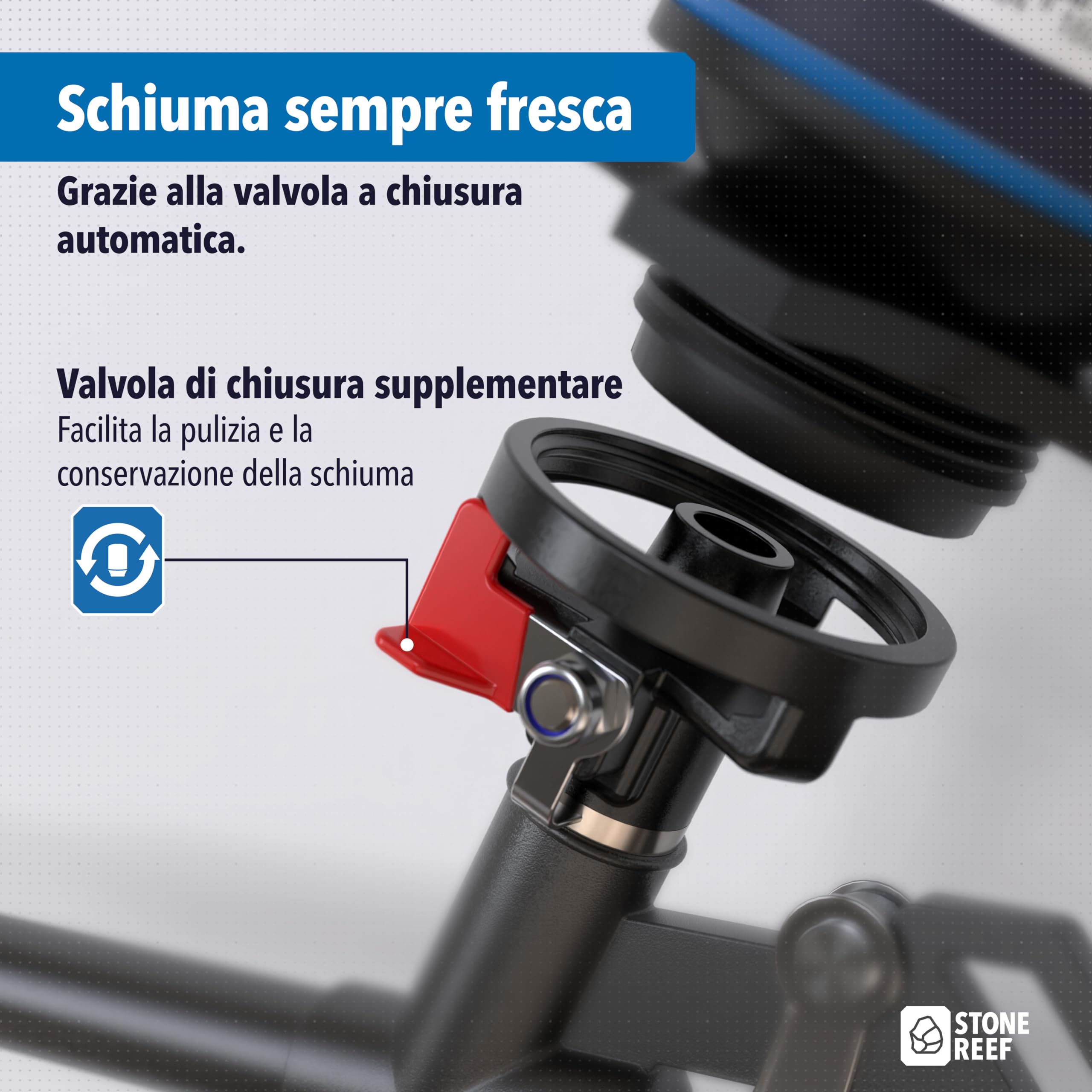 Pistola in schiuma PU, pistola dosatrice rivestita in teflon, in metallo, impugnatura ergonomica per un'applicazione precisa di schiuma da costruzione e schiuma di montaggio, strumento professionale
