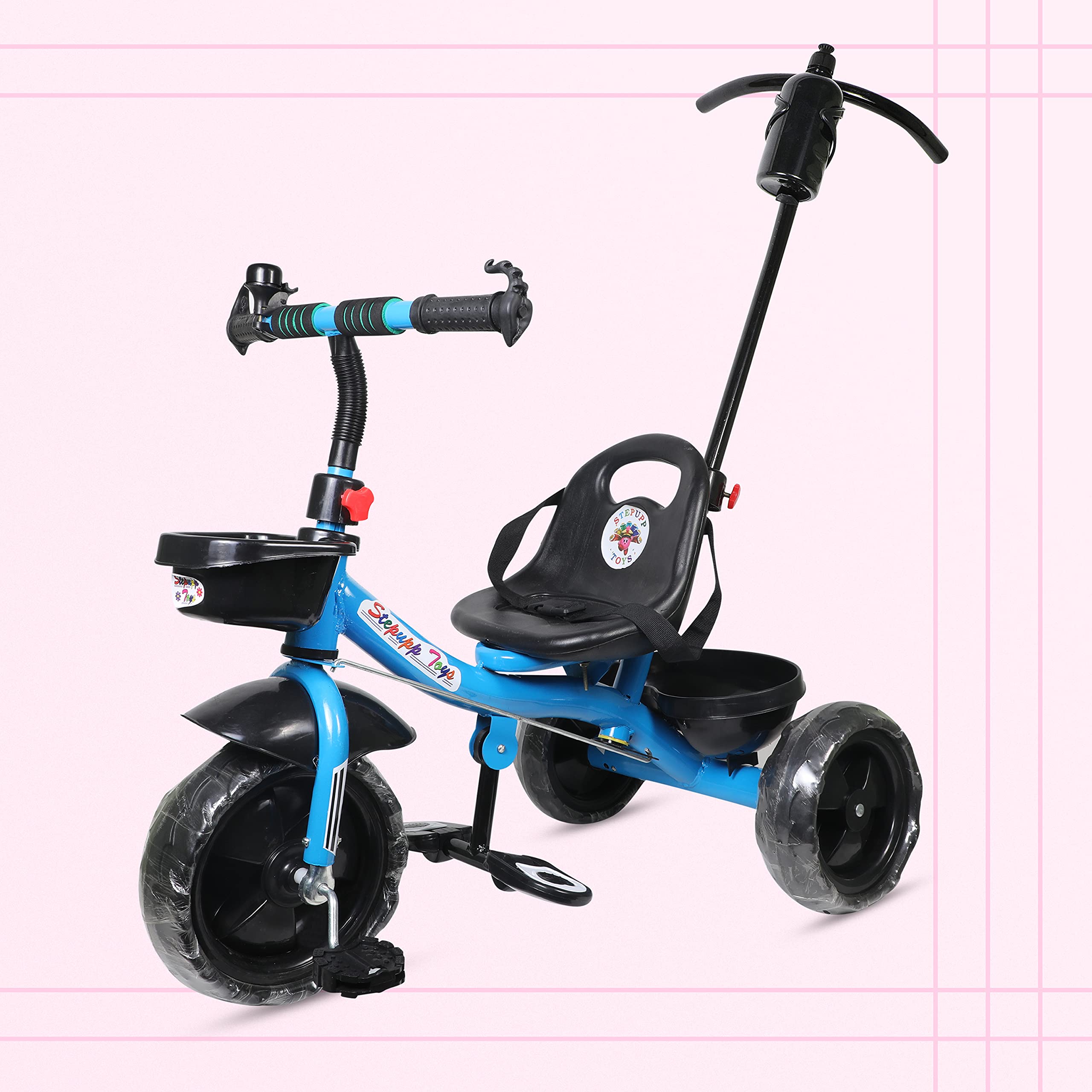 Presents Musical Smile Tricycle for Kids (Blue)-image-45