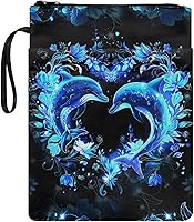 Vista 29 de doginthehole Fundas de libro con estampado de dinosaurios para amantes de los libros, funda con cremallera y bolsillo frontal, fundas protectoras