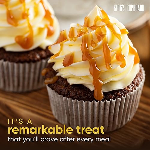 Miniatura 4 de King's Cupboard Salsa de caramelo Butterscotch - La salsa perfecta para helado, salsa de frutas, postres, café, cobertura de caramelo - Sin gluten,