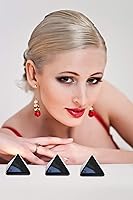 Vista 43 de Crystal Pyramid of Natural Rose Quartz Chakra Healing Stone, 1.5 inch